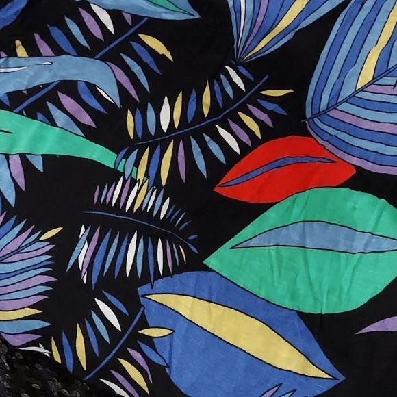 TROPICAL Sleeveless Dress Size L - Picture 2 of 6